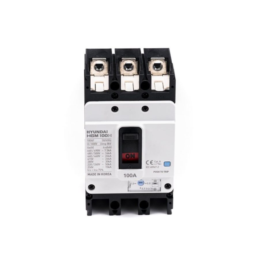 Автоматический выключатель HGM100H 2PT4S0000C 00016F 12,5-16A ток к.з. 26kA AC380/415В