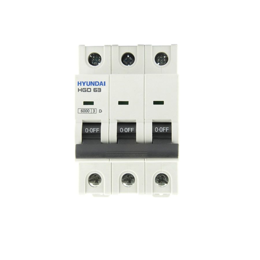 Автоматический выключатель HGD63H 3PMDS0000C D 3P 20А 10kA (DELUXE)