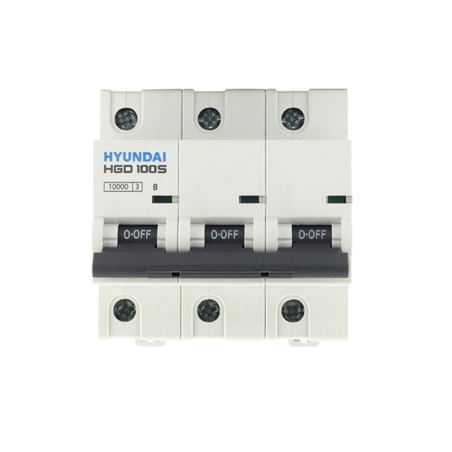 Автоматический выключатель HGD100S 3PMВS0000C B 3P 125А 10kA (STANDARD)