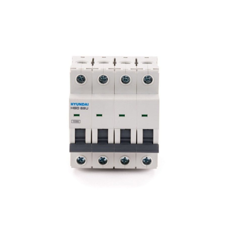 Автоматический выключатель HGD63-U 4PMBS0000C B 4P 16А 15kA (STANDARD)