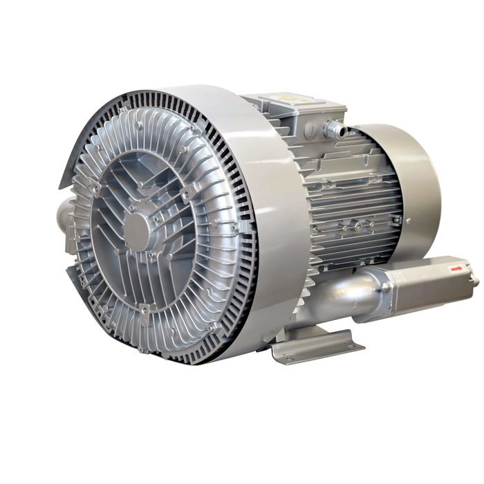 Вакуумный насос JQT7500S 7.5 кВт 10 л.с. 380В, трехфазный, с воздушным кольцевым компрессором и боковым каналом