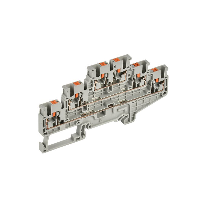 Колодка клеммная CP-ML 2 ур. 2,5мм2 серая IEK