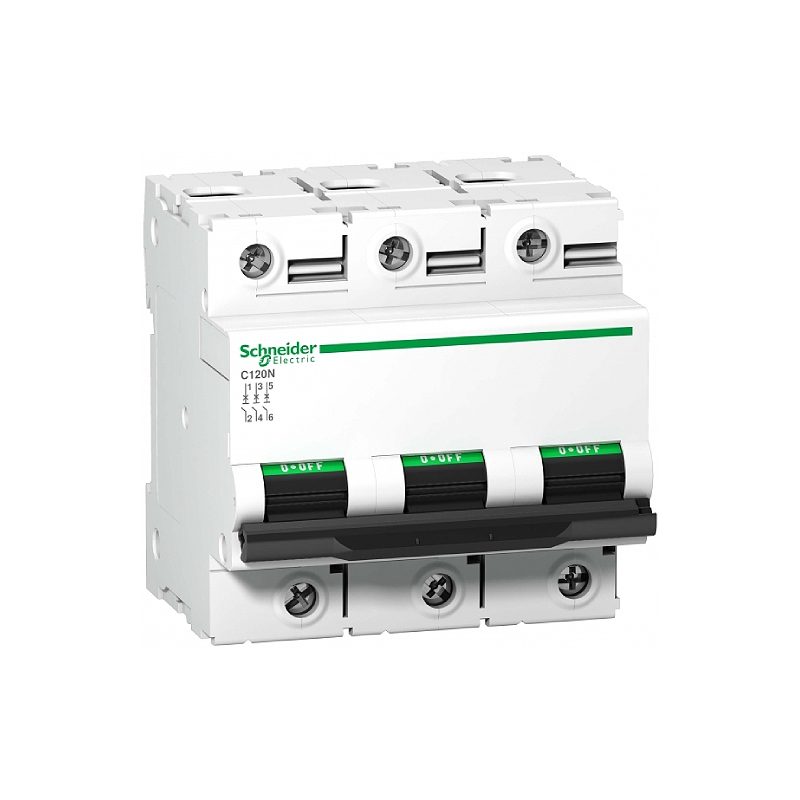 Авт. Выкл. C120N С 100А 3Р Schneider Electric A9N18367 E-PRO