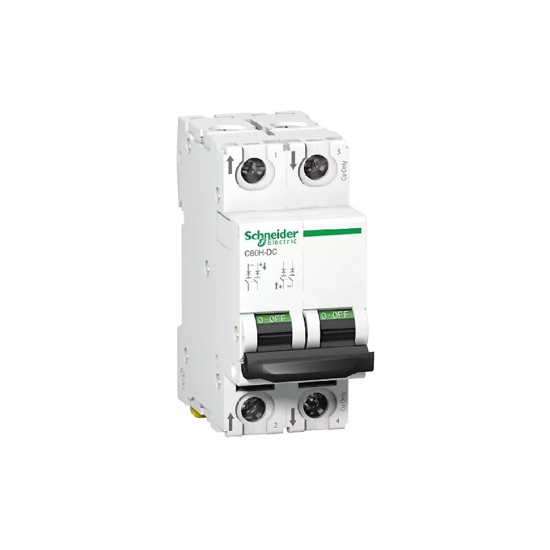 Авт. Выкл. C60H-DC С 2А 2Р 500В DC Schneider Electric A9N61522 E-PRO