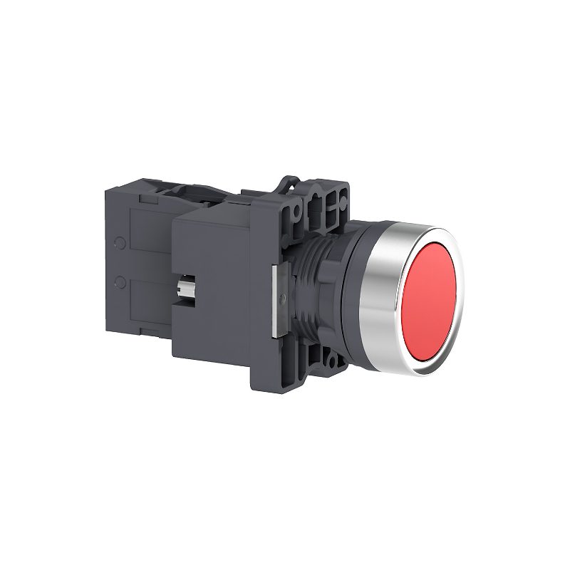 КНОП.С ПОДСВЕТКОЙ,СLED,220В.,КРАСН.,1НO